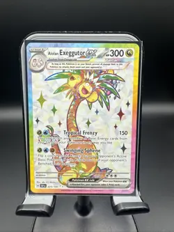 Pokemon TCG Surging Sparks Alolan Exeggutor ex 225/191 Ultra Rare - Image 1