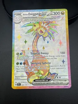 Pokemon TCG Surging Sparks Alolan Exeggutor ex 225/191 Ultra Rare - Image 3