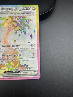 Pokemon TCG Surging Sparks Alolan Exeggutor ex 225/191 Ultra Rare - Image 4