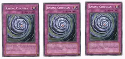 Yugioh- 3X Raging Cloudian - Common - 1st Edition - LODT-EN076 - Near Mint - Image 1