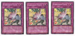3x Confusion Chaff - DP08-EN026 Yugioh Yu Gi Oh! 3 x3 Playset 1st Edition - Image 1
