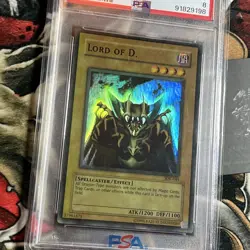 PSA 8 LORD OF D SDK-041 YUGIOH 2002 SUPER RARE WAVY FADED ERROR MISPRINT SUPER - Image 4