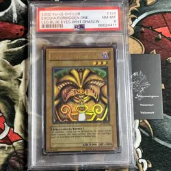 Exodia the Forbidden One LOB-124 Ultra Rare Unlimited PSA 8 Faded OG YUGIOH - Image 1