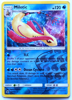 Pokemon Card Milotic 27/111 Reverse Holo Crimson Invasion LP - Image 1