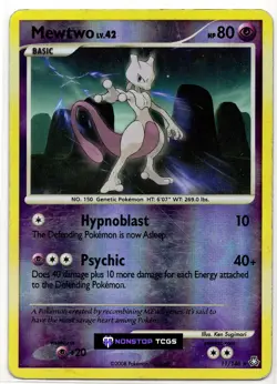 Mewtwo 11/146 Pokemon Card TCG D&P Legends Awakened Reverse Holo Rare - Image 1