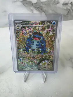 Pokemon Black Bolt Seismitoad English Illustration Card 105/086 Rare - Image 1