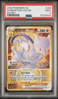 2022 Pokemon Go Mewtwo Vstar #86 PSA 9 - Image 1