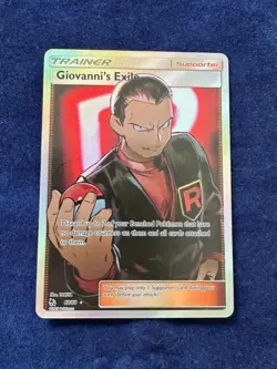 Pokemon Hologram Giovanni's Exile Hidden Fates 67/68 Card Ungraded - Image 1