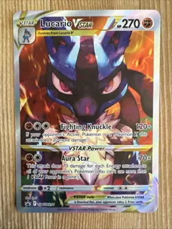 Lucario VSTAR - SWSH291 - Pokemon Promo Sword & Shield Ultra Rare Card NM - Image 1