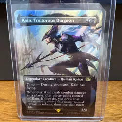 Kain, Traitorous Dragoon Foil (Borderless) - MTG Final Fantasy (Foil) NM - Image 1