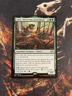 Zask, Skittering Swarmlord - MTG Jumpstart 2022, NM - Image 1