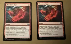 Monstrous Rage Wilds of Eldraine Regular 2x MTG - Image 1