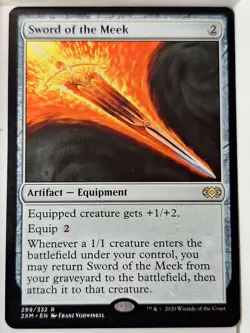 Sword of the Meek - Double Masters - Magic the Gathering MTG Nice! - Image 1
