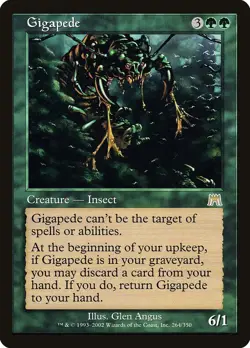 Gigapede Onslaught NM Green Rare MAGIC THE GATHERING MTG CARD ABUGames - Image 1
