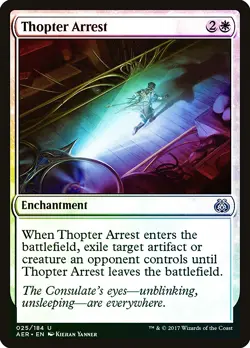 Thopter Arrest FOIL Aether Revolt PLD White Uncommon MAGIC MTG CARD ABUGames - Image 1