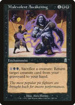 MTG Odyssey --- MALEVOLENT AWAKENING --- Uncommon! NM! Magic the Gathering! - Image 1