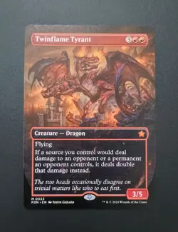 MTG Twinflame Tyrant (V.1) Fondamenti Di Magic MINT Extra - Image 1