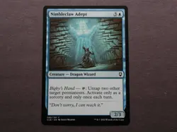2022 MTG Creature "Nimbleclaw Adept" NM+ Magic Card #086 CLB UNTAP TOOL - Image 1