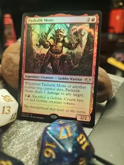 MTG Pashalik Mons - Foil art - Dominaria Remastered #133/261 - Image 2