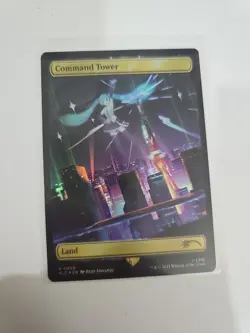 MTG Command Tower RAINBOW FOIL Secret Lair x Hatsune Miku 0806 NM - Image 1