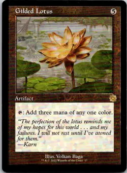Magic the Gathering HP Gilded Lotus #017 Retro Frame The Brothers' War MTG - Image 1