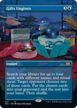 MTG English Gifts Ungiven (Borderless) NM Normal Double Masters 2022 - Image 1