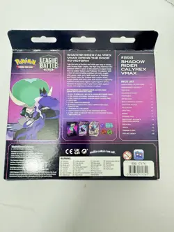 Pokemon TCG League Battle Deck Box Shadow Rider Calyrex Vmax NEW 820650850424 - Image 3