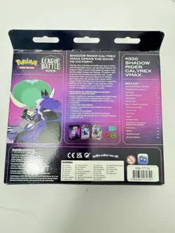 Pokemon TCG League Battle Deck Box Shadow Rider Calyrex Vmax NEW 820650850424 - Image 4