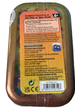 151 Mini Tin Dragonite & Vileplume Scarlet & Violet Pokemon TCG **SEALED/NEW** - Image 2