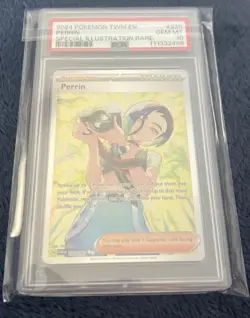 2024 Pokemon TWM EN Perrin Special Illustration Rare #220 PSA 10 GEM MT - Image 1