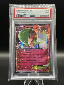 2016 Pokemon XY Gardevoir EX Steam Siege #78 PSA 9 Mint - Image 1