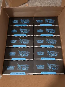 BRAND NEW! Pokemon Black Bolt Elite Trainer Box (LOT OF 10) - Image 1