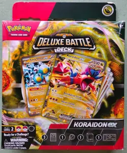 Pokemon TCG: Koraidon ex Deluxe Battle Deck Damaged Box - Image 1