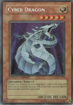 Yugioh Cyber Dragon CT03-EN002 Secret Rare LP - Image 1