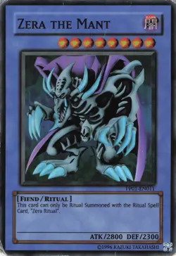 Yugioh Zera the Mant PP01-EN011 Super Rare MP - Image 1