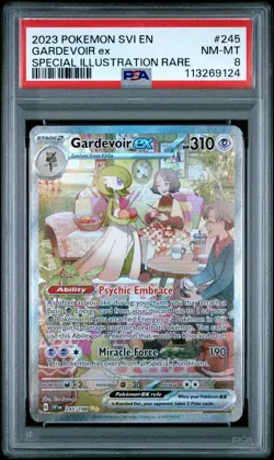 2023 Pokemon Scarlet & Violet Gardevoir EX Special Illustration Rare PSA 8 #245 - Image 1