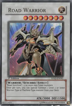 Yugioh Road Warrior 5DS2-EN041 Ultra Rare 1st Edition MP - Image 1