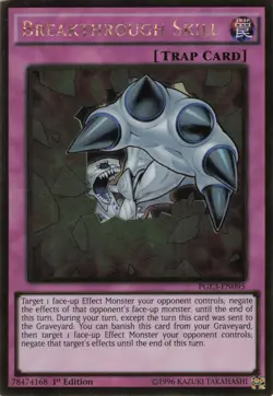 Yugioh Breakthrough Skill PGL3-EN095 Gold Rare 1st Edition LP - Image 1