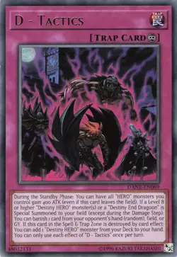 Yugioh D-Tactics DANE-EN069 Rare NM - Image 1