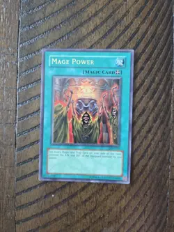 Yugioh, Mage Power LON-050 Labyrinth of Nightmare 1st Edition - Image 1