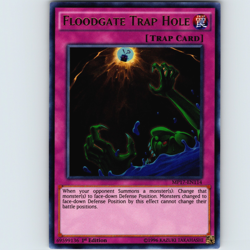 Yugioh Floodgate Trap Hole MP17-EN114 1st Edition Ultra Rare Holo - NM 💎 - Image 1