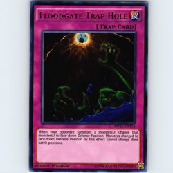 Yugioh Floodgate Trap Hole MP17-EN114 1st Edition Ultra Rare Holo - NM 💎 - Image 1