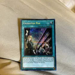 Exosister Pax Secret Rare 1st Edition NM MP23-EN260 Yugioh Card - Image 1