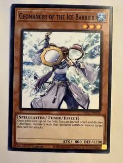 Yugioh! Geomancer of the Ice Barrier - HAC1-EN036 Hidden Arsenal 1st Edition NM - Image 1