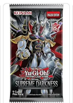 Yugioh Supreme Darkness Booster Pack NM - Image 1
