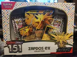 Pokemon TCG Scarlet & Violet 151 Zapdos EX Collection Box Sealed/New - Image 1
