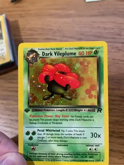 MINT! 1st Edition Dark Vileplume (13/82) Team Rocket Set Holo Pokemon Card! - Image 3