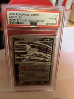 Pokemon TCG Absol EX Rare Card 92/108 World Championships 2007 VLP PSA 8 - Image 2