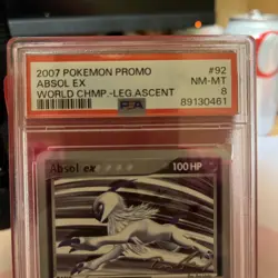 Pokemon TCG Absol EX Rare Card 92/108 World Championships 2007 VLP PSA 8 - Image 3