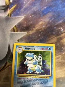 Pokemon TCG Blastoise Base Set Holo Unlimited Rare Card 2/102 WOTC NM - Image 4